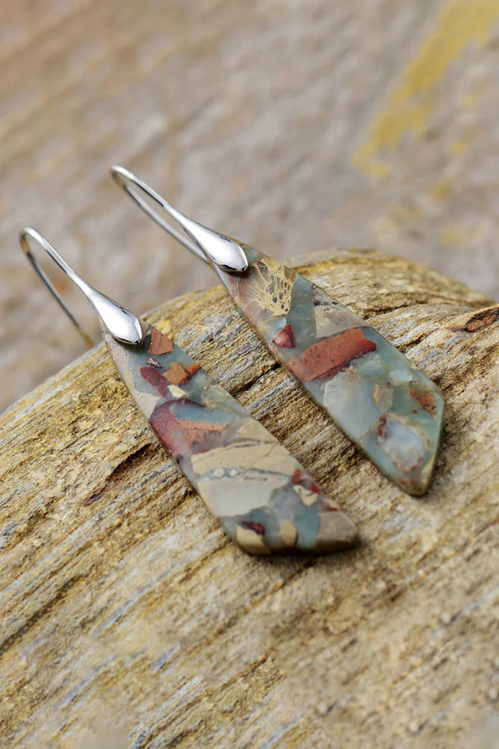Unique Natural Stone Earrings
